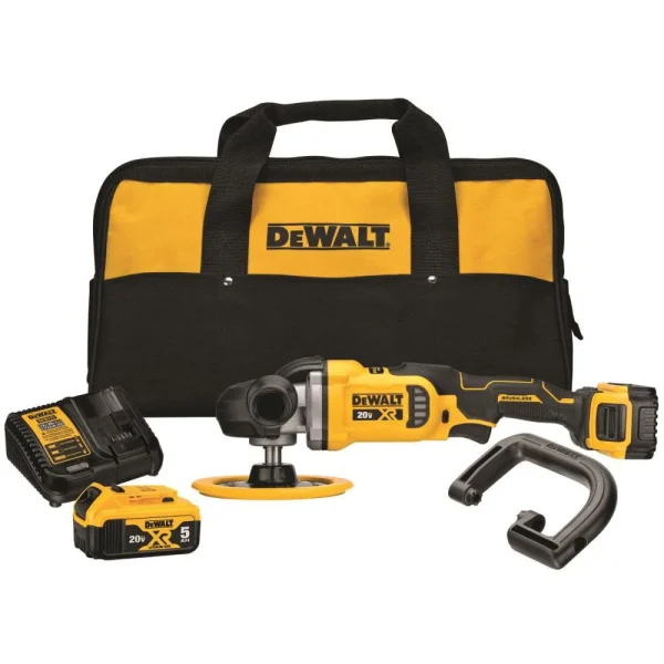 Pulidora DEWALT 20V MAX XR 7in (180mm) Inalámbrica Rotativa
