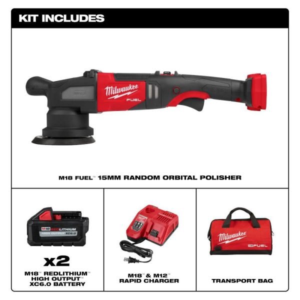 Pulidora Milwaukee M18 15mm roto orbital - Image 6